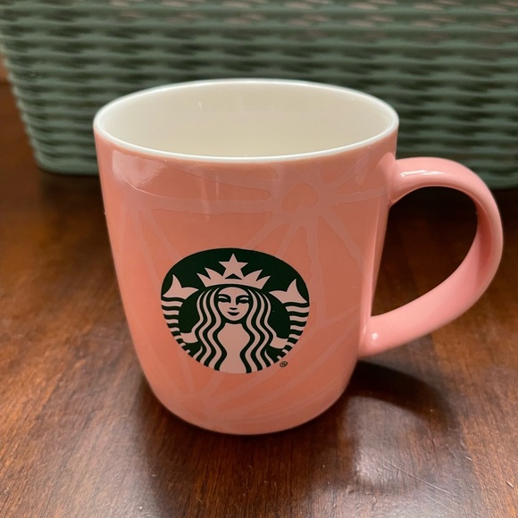 NWOT 2022 STARBUCKSPink With Muted Heart Design Siren Mug - Picture 3 of 10
